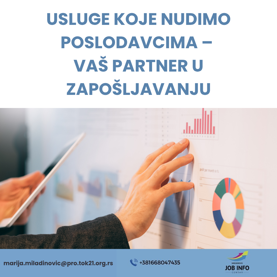 Usluge koje nudimo poslodavcima – vaš partner u zapošljavanju