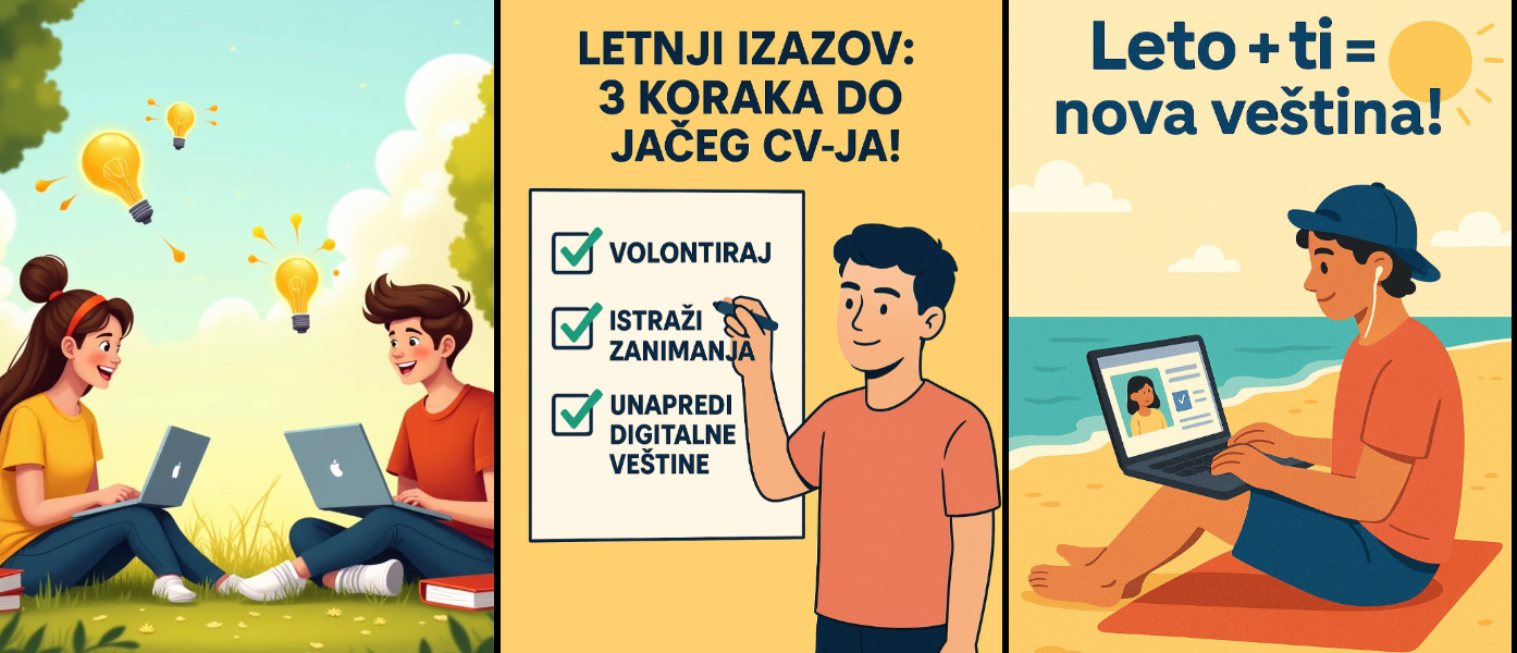 Leto nije pauza za tvoju karijeru – iskoristi ga pametno!