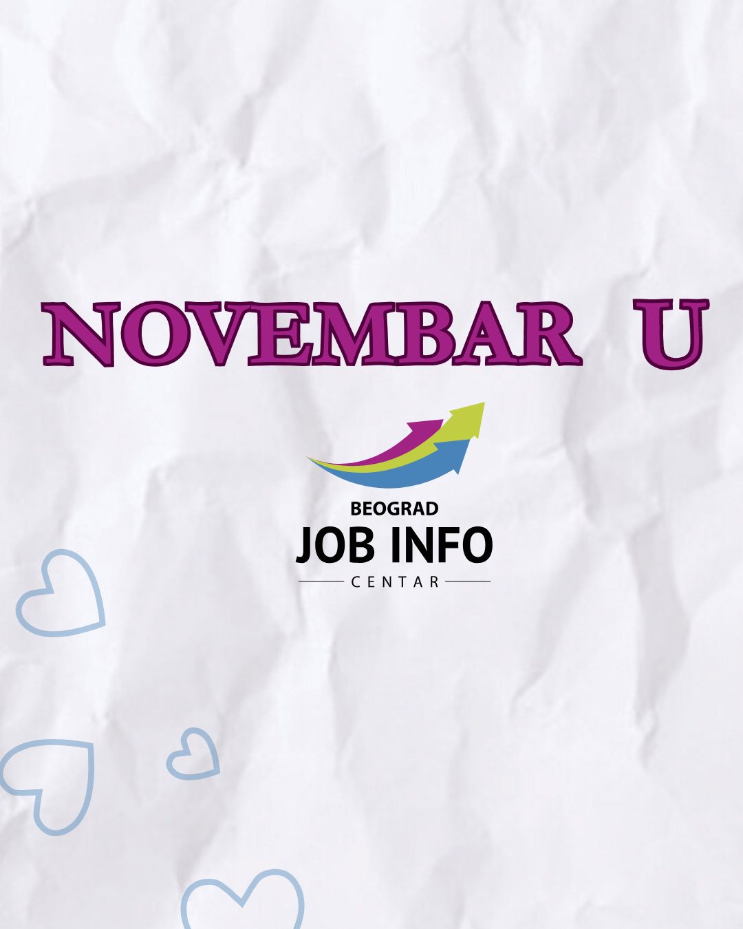 Novembarski kalendar Job Info Centra Beograd