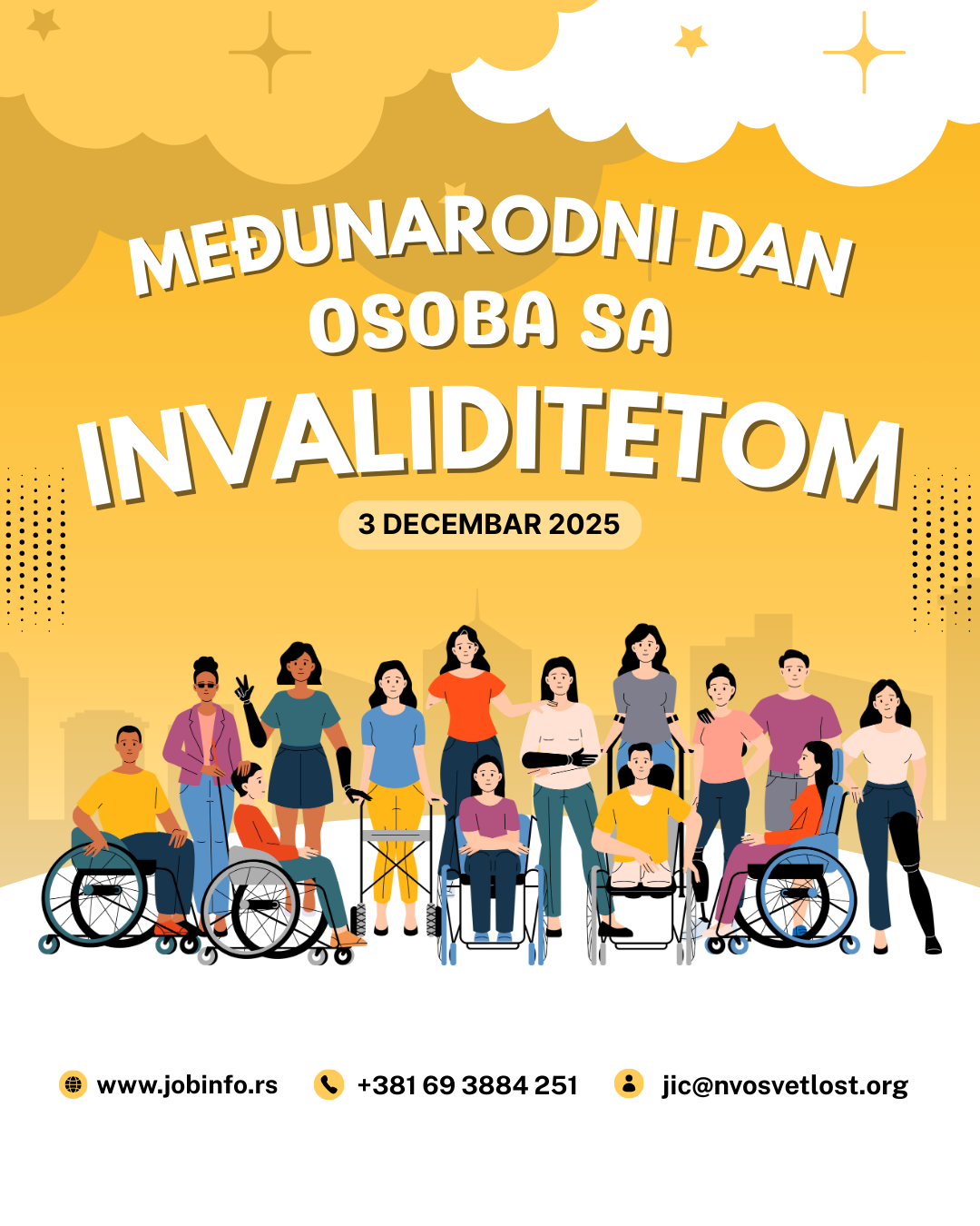 3. decembar – Međunarodni dan osoba sa invaliditetom