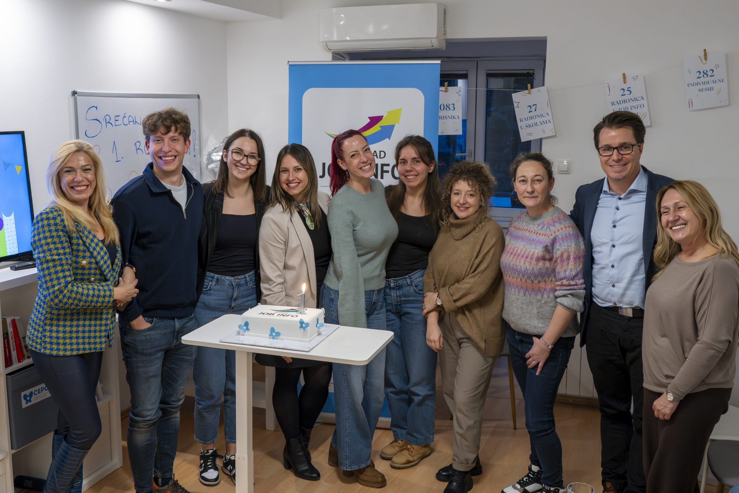 Job Info Centar Beograd proslavio prvi rođendan! 🎉