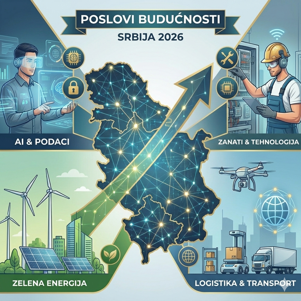 Tržište rada u Srbiji 2026: Koja zanimanja su danas „zlata vredna“?