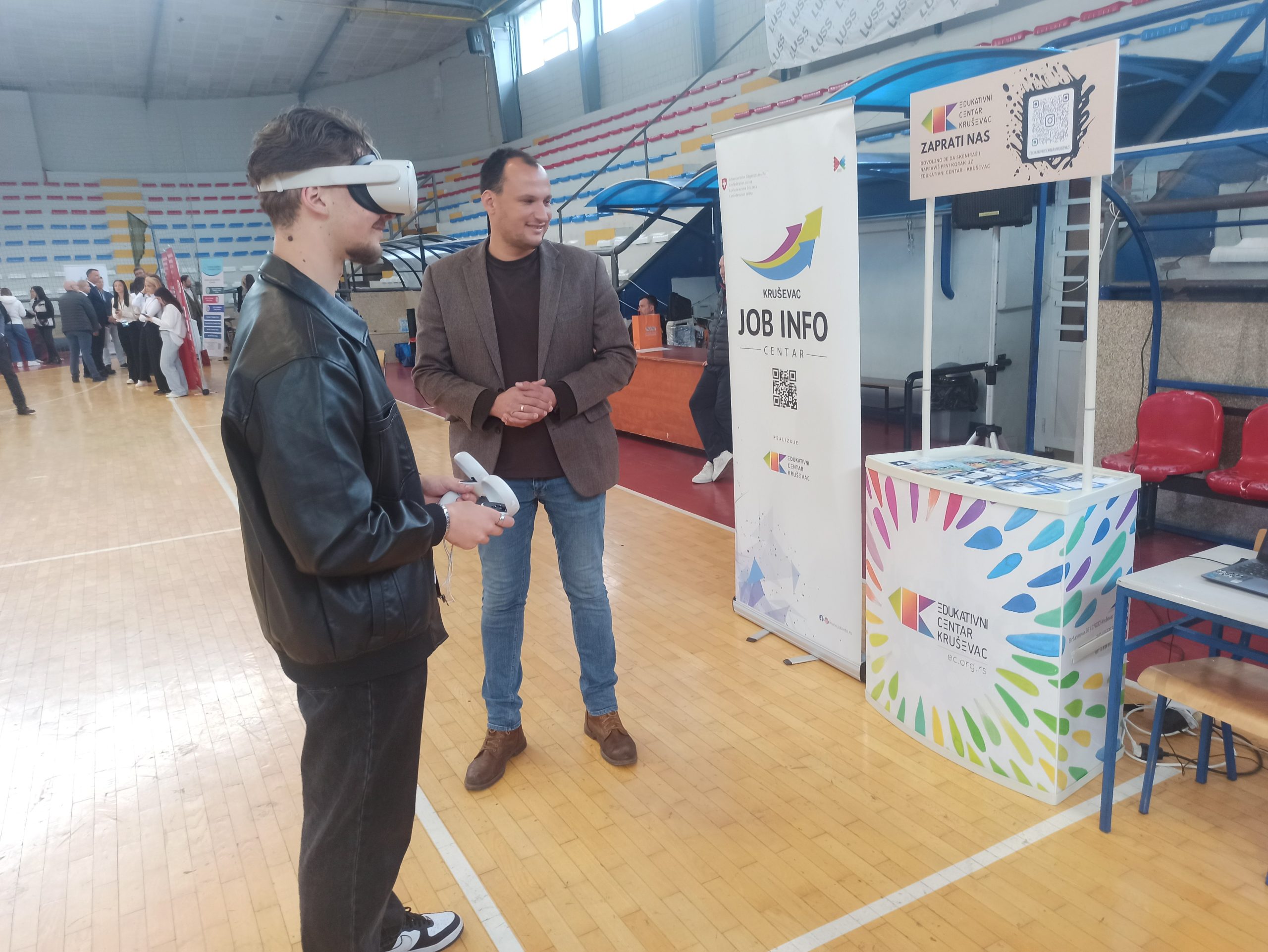Virtuelna stvarnost u službi karijernog vođenja na Sajmu obrazovanja u Kruševcu
