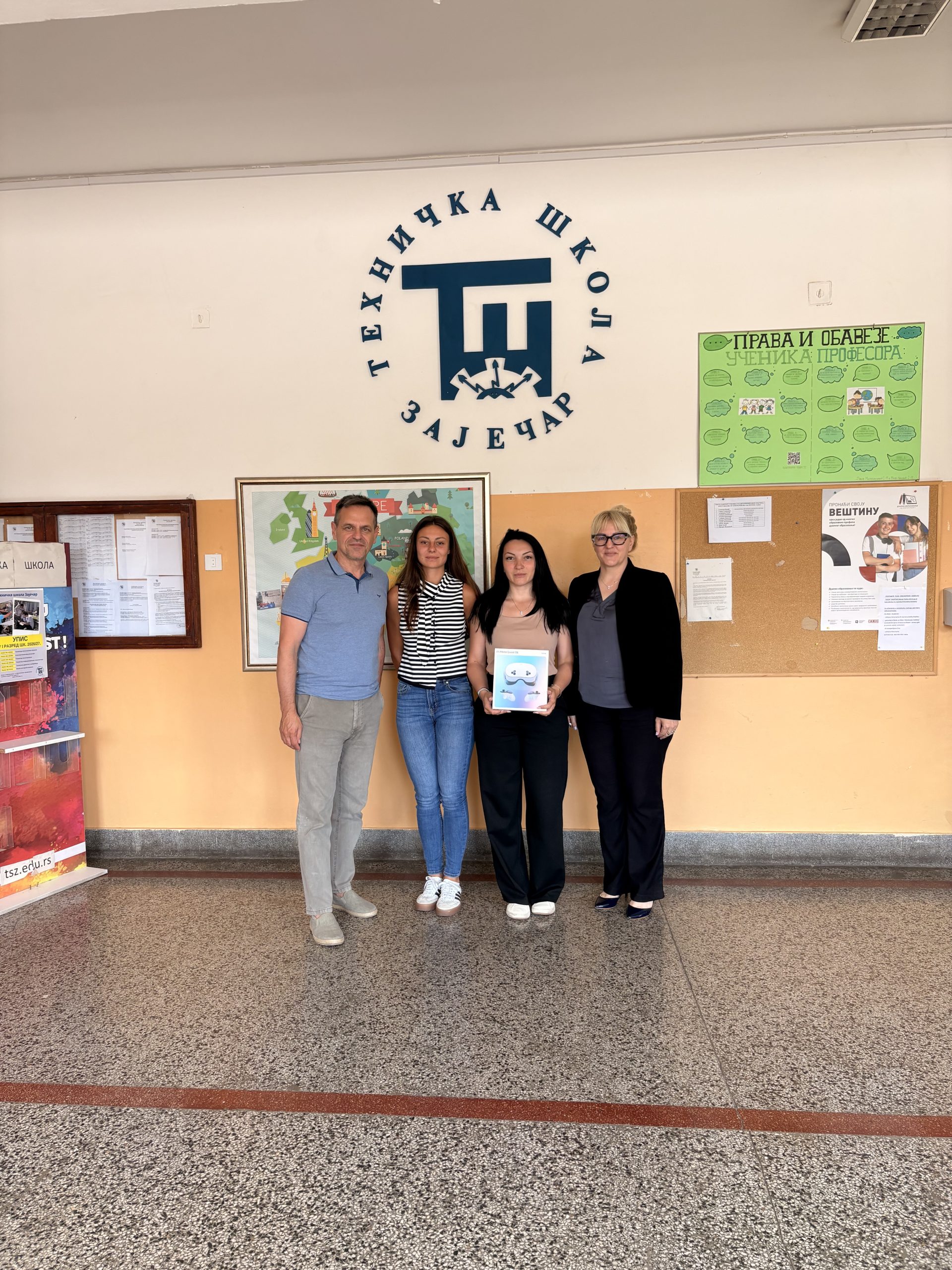 Tehnička škola Zaječar dobila VR opremu za savremeno i interaktivno učenje