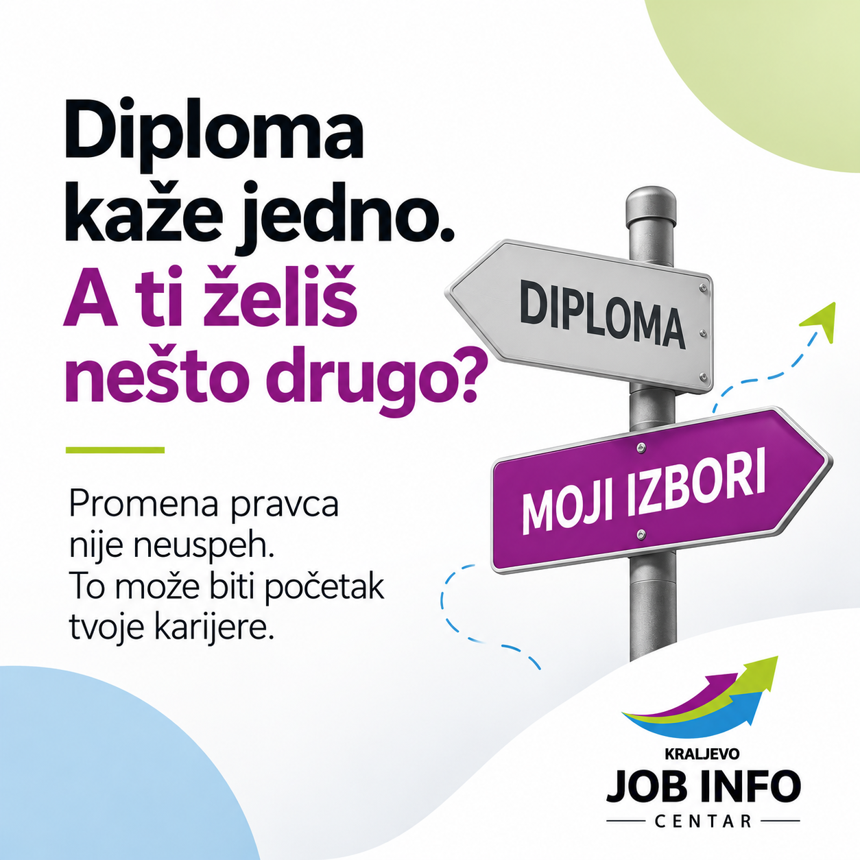 Diploma kaže jedno, a ti želiš nešto drugo